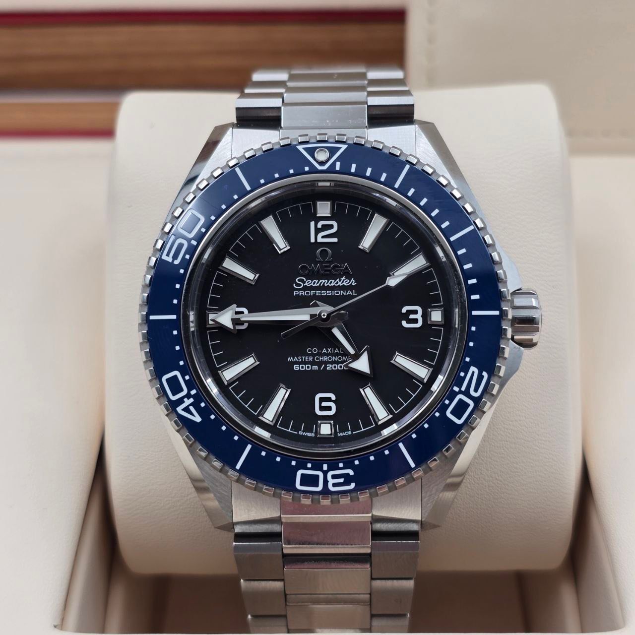 2026 FULL SET Omega Seamaster Planet Ocean Blue Bezel 42mm 217.30.42.21.01.002