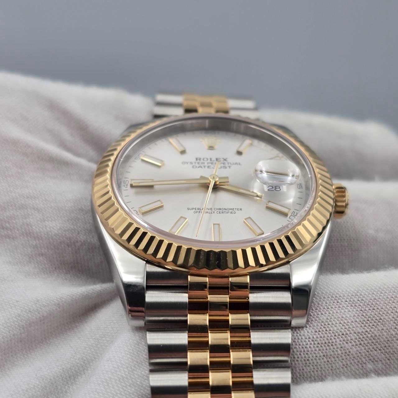2025 FULL SET Rolex Datejust 41mm Two Tone Silver Dial Jubilee 126333