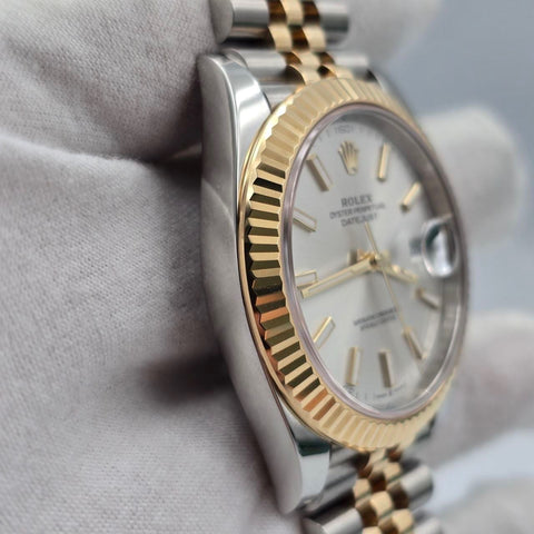 2025 FULL SET Rolex Datejust 41mm Two Tone Silver Dial Jubilee 126333