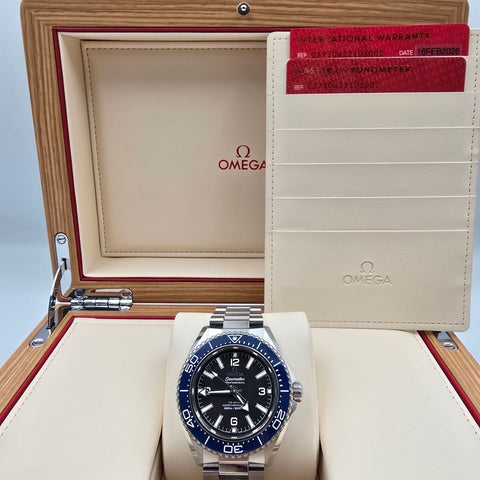 2026 FULL SET Omega Seamaster Planet Ocean Blue Bezel 42mm 217.30.42.21.01.002