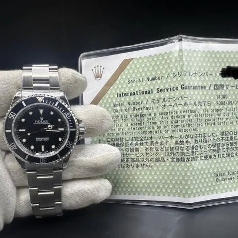 Rolex Submariner (No Date) 2008 RSC Submariner No Date 14060 Black Dial 40mm Automatic Watch