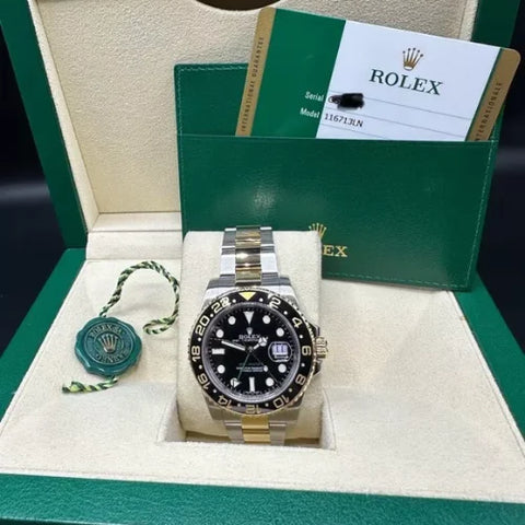 Rolex GMT-Master II 2014 MINT GMT-Master II Ceramic Steel & Yellow Gold Watch 116713LN