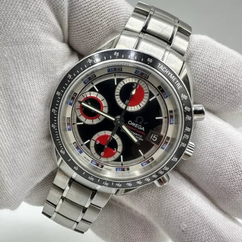 Speedmaster Red Racing Omega Speedmaster Racing Date 40mm Automatic Black Red Chronograph Rac ...