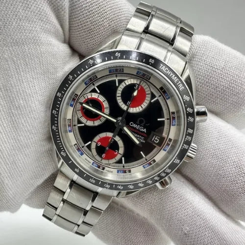 Omega Speedmaster Racing Date 40mm Automatic Black Red Chronograph Racing Dial 3210.52