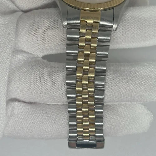 Rolex Datejust 36mm Two Tone 18k Gold Steel Automatic Watch 16233