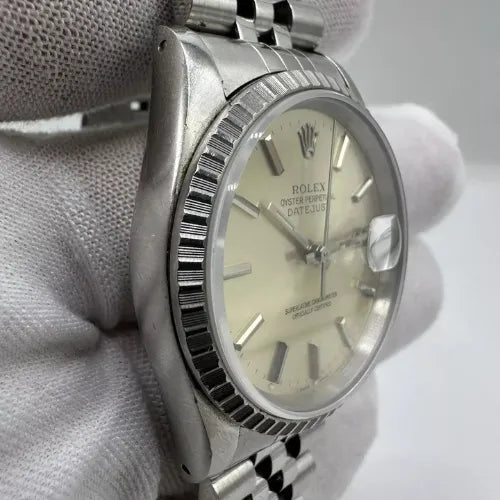 Rolex Datejust 36 Steel Automatic 36mm Silver Dial Jubilee Watch 16220