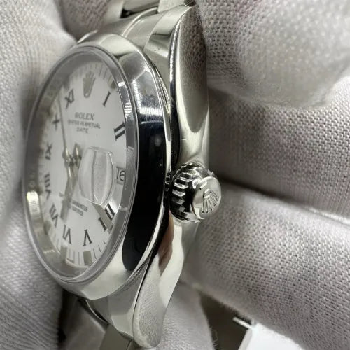 Rolex Oyster Perpetual Date 2020 RSC Oyster Perpetual Date Oyster Bracelet White Roman 34mm 115200