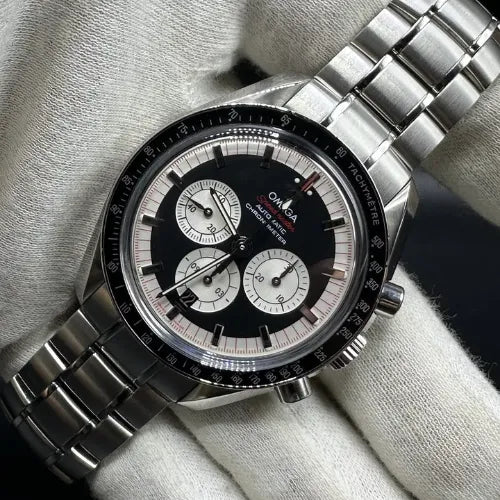 Omega Speedmaster 42mm Schumacher Legend Stainless Steel Bracelet 3507.51