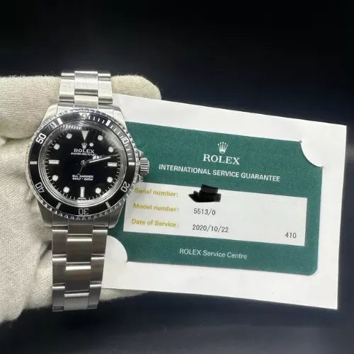 Rolex Submariner (No Date) 2020 RSC Submariner No Date 5513 Black Dial Stainless Steel 40mm Watch