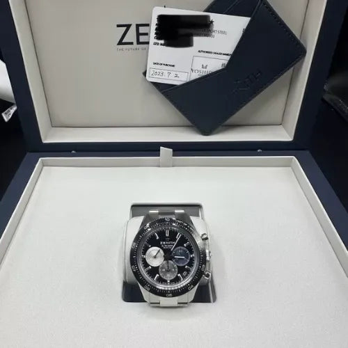 Zenith Chronomaster Sport 2023 MINT Chronomaster Black Dial 03.3100.3600/21.M3100 41mm Watch