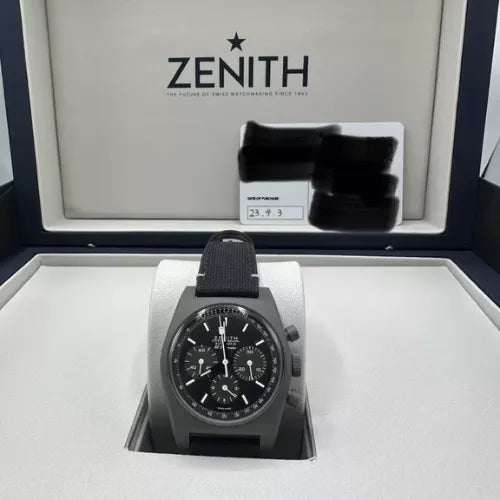 Zenith El Primero 2023 El Primero Chrono Revival Shadow Titanium 97.T384.4061/21.C822 Watch