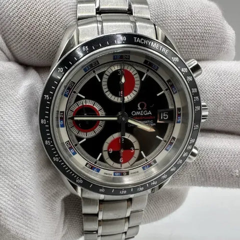 Omega Speedmaster Racing Date 40mm Automatic Black Red Chronograph Racing Dial 3210.52