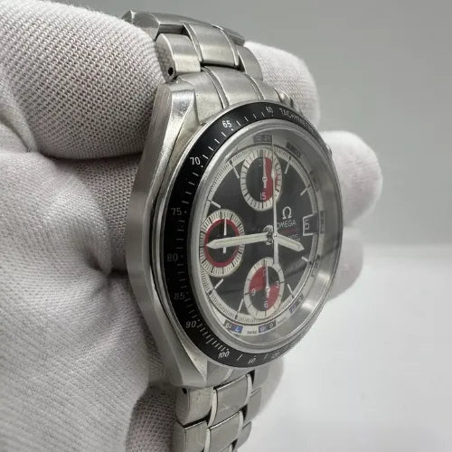 Omega Speedmaster Racing Date 40mm Automatic Black Red Chronograph Racing Dial 3210.52