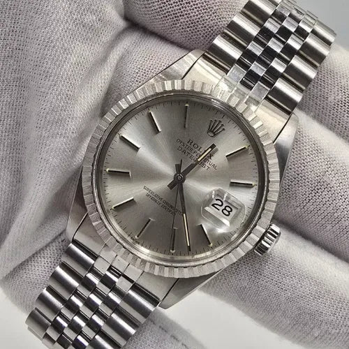 Rolex Datejust Stainless Steel Silver 36mm Automatic Men’s Watch 16030