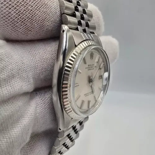 Rolex Datejust 1601 Stainless Steel Silver Dial Jubilee 36mm Watch