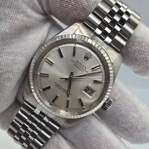 Rolex Datejust 1601 Stainless Steel Silver Dial Jubilee 36mm Watch