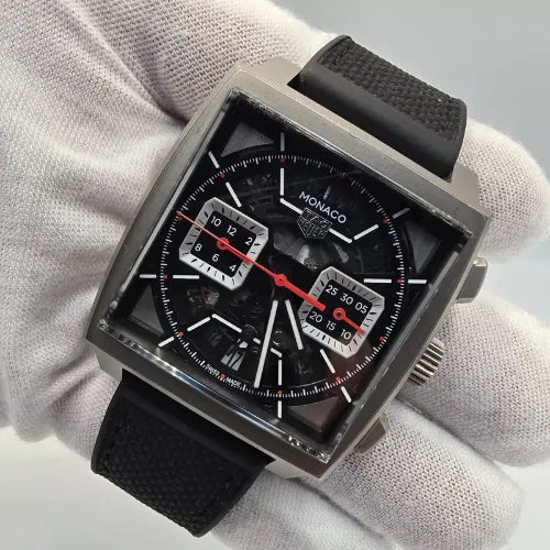 Tag Heuer Monaco Chronograph Automatic Black Dial 39mm Watch CBL2183.FT6236