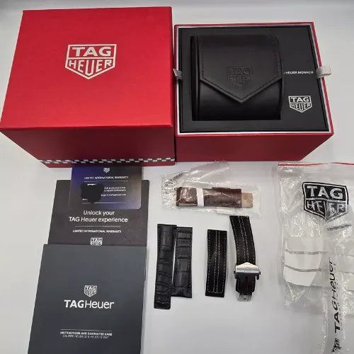 Tag Heuer Monaco Chronograph Automatic Black Dial 39mm Watch CBL2183.FT6236