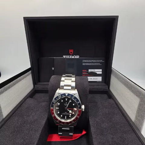 2022 Tudor Black Bay GMT Pepsi Men’s Automatic Steel 41mm Watch 79830RB B+P