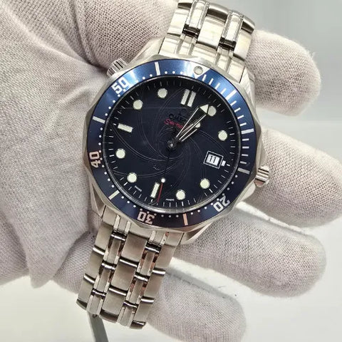 Omega Seamaster James Bond Stainless Steel Blue Dial 41mm Watch 2226.80.00 B+P