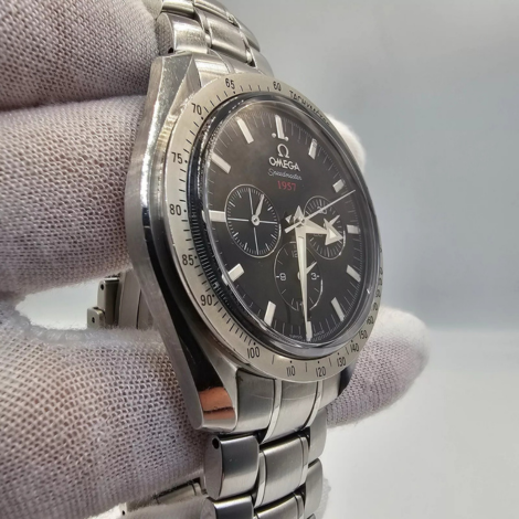 2014 Omega Speedmaster Broad Arrow Black Dial 1957 321.10.42.50.01.001 B + P