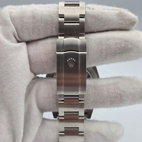 Rolex Oyster Perpetual 41 2021 FULL SET 41mm Yellow Dial Steel 124300