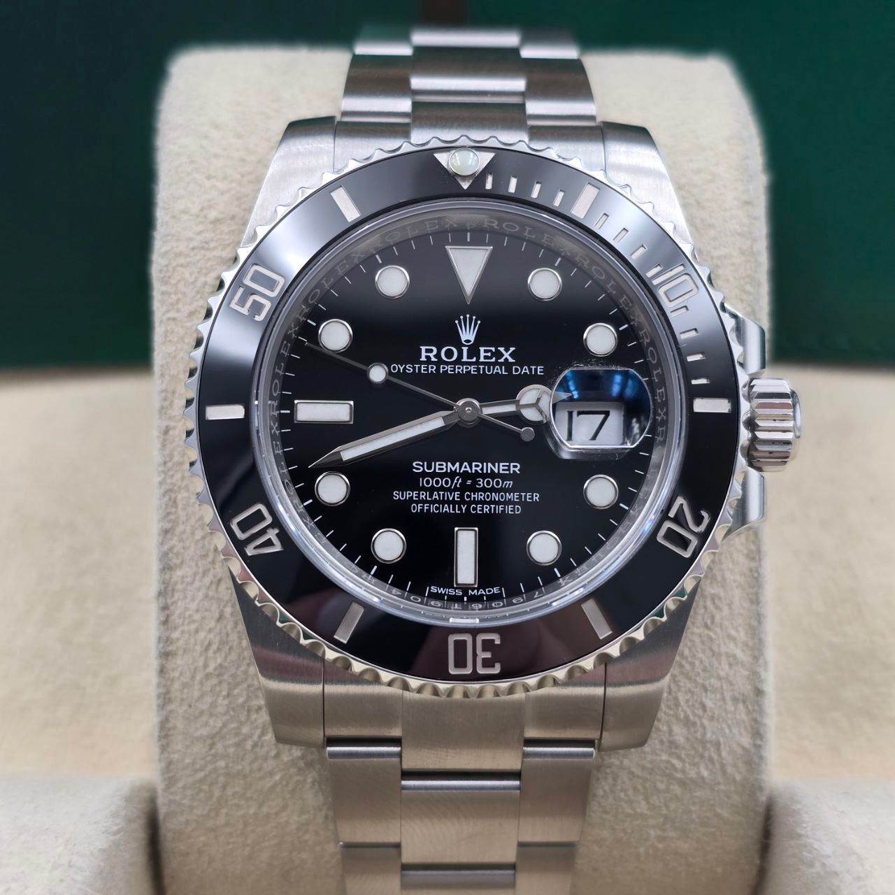 Rolex Submariner Date 2019 FULL SET 116610LN Steel Black Ceramic 40mm