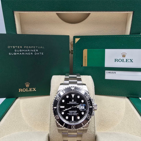 Rolex Submariner Date 2019 FULL SET 116610LN Steel Black Ceramic 40mm