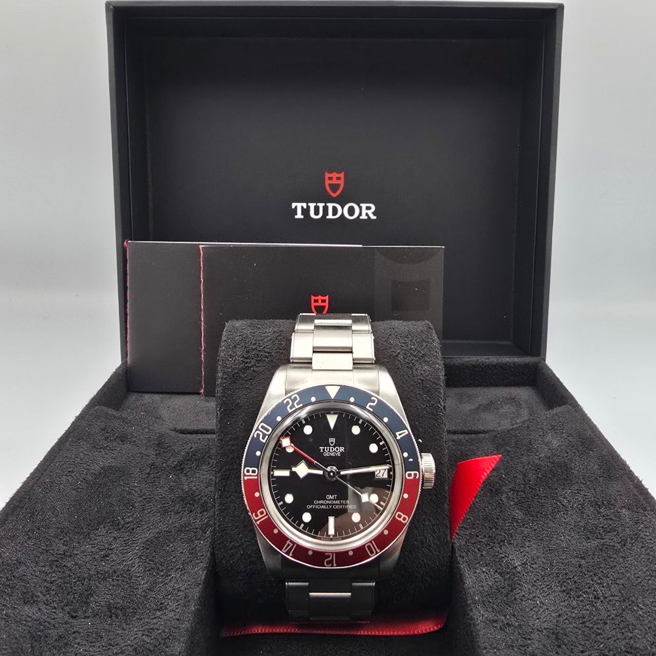 Tudor Black Bay GMT Pepsi Steel Red Blue Black 41mm 79830RB