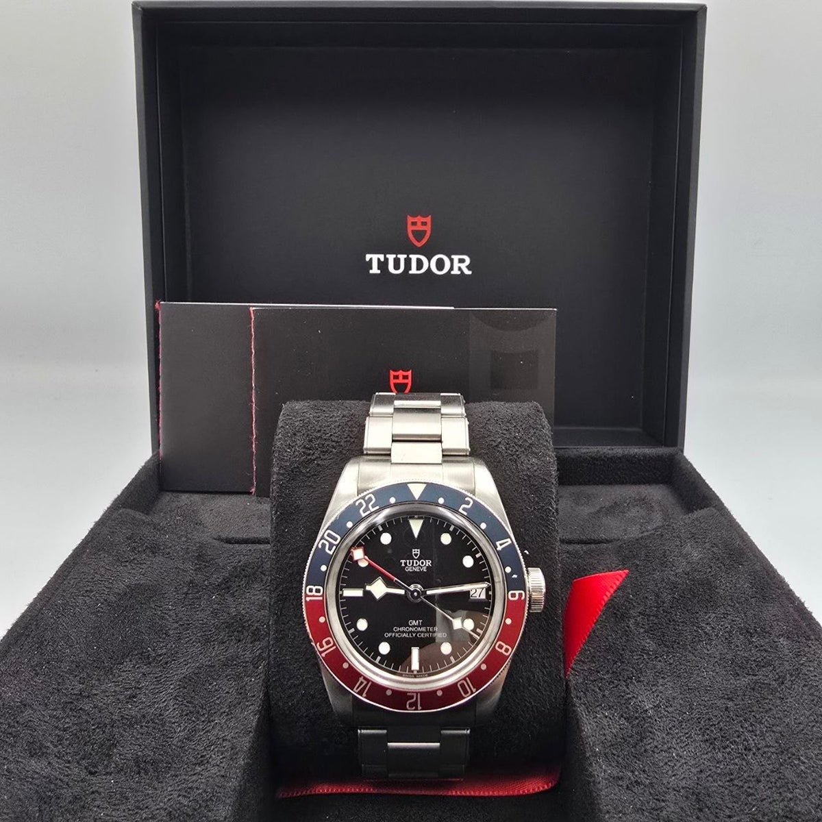 Tudor Black Bay GMT Pepsi Steel Red Blue Black 41mm 79830RB