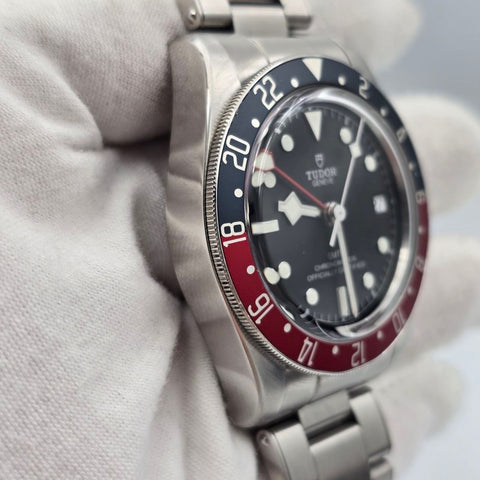 Tudor Black Bay GMT Pepsi Steel Red Blue Black 41mm 79830RB