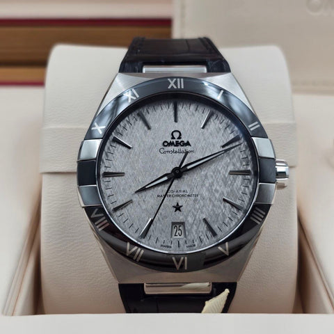 NEW 2026 Omega Constellation Rhodium Black Stainless Steel 41mm 131.33.41.21.06.001