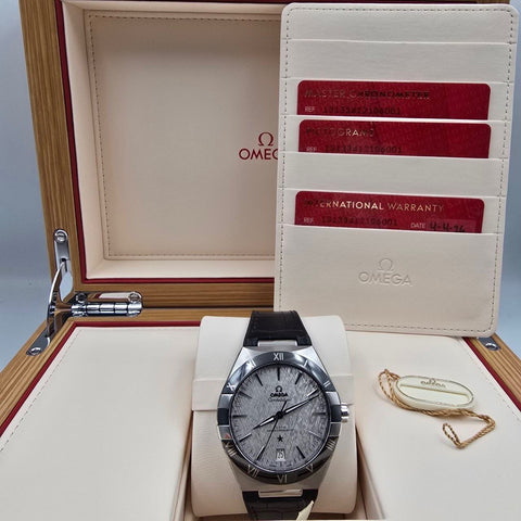 NEW 2026 Omega Constellation Rhodium Black Stainless Steel 41mm 131.33.41.21.06.001