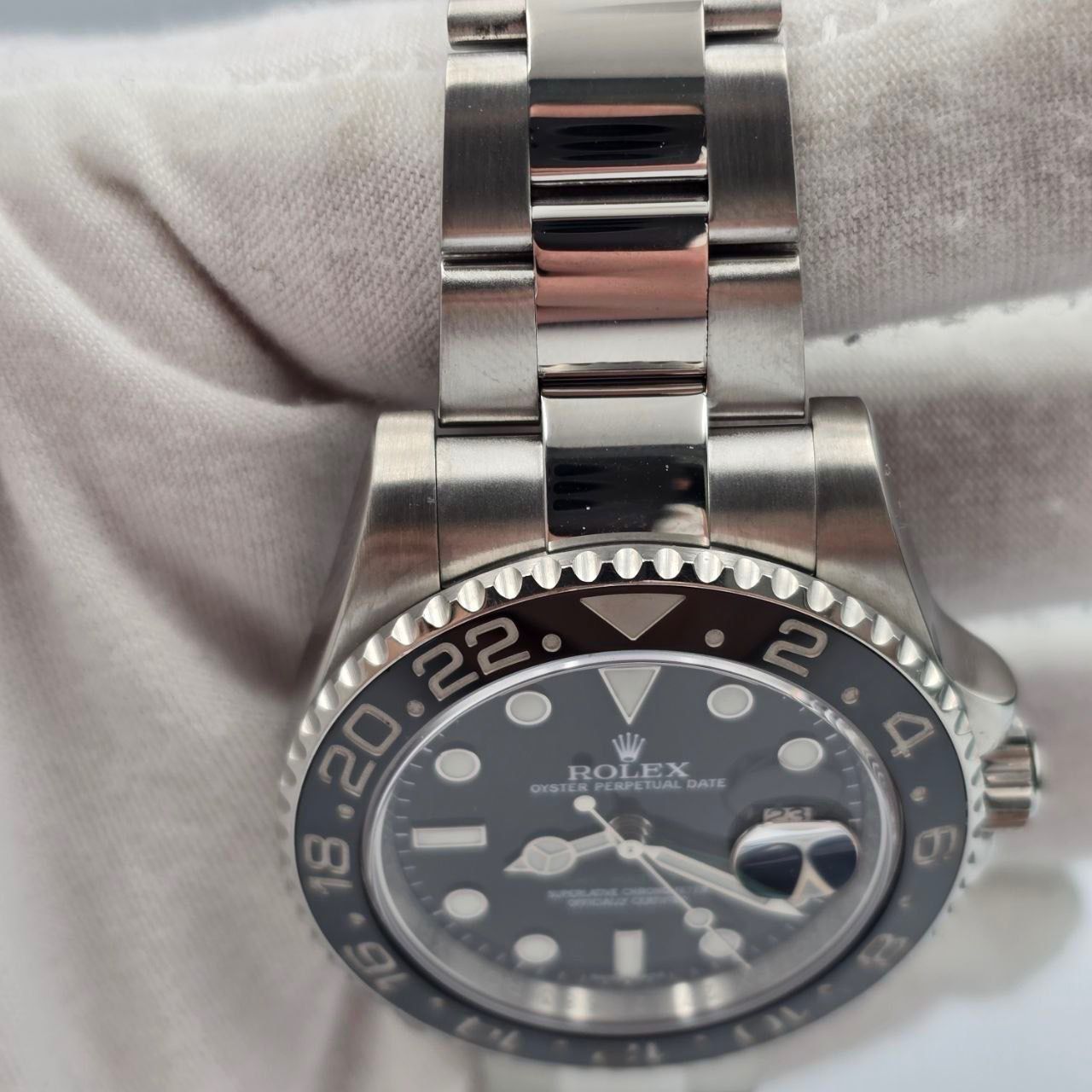 Rolex GMT-Master II 2015 FULL SET GMT Master II 116710LN Steel Ceramic 40mm