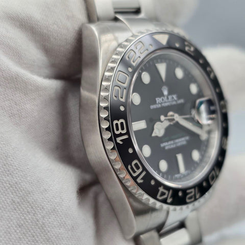 Rolex GMT-Master II 2015 FULL SET GMT Master II 116710LN Steel Ceramic 40mm