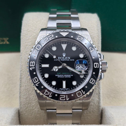 Rolex GMT-Master II 2015 FULL SET GMT Master II 116710LN Steel Ceramic 40mm