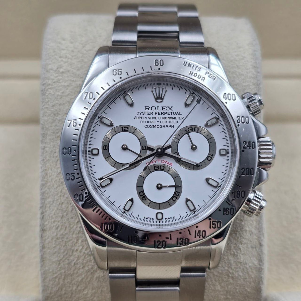 Rolex Daytona Cosmograph Daytona 116520 White Dial Stainless Steel 40mm
