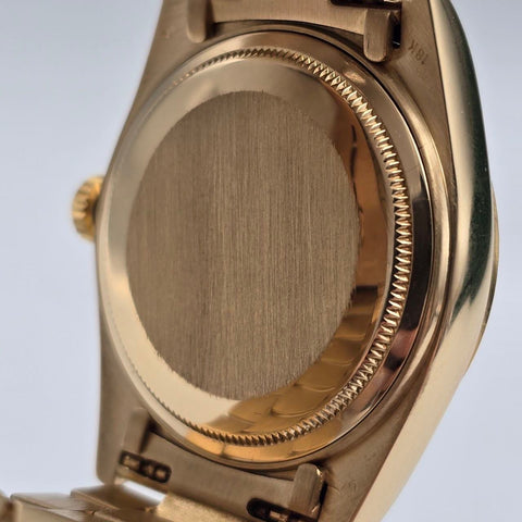 Rolex Day-Date 36 1984 18038 President 18k Gold FACTORY White Dial 36mm