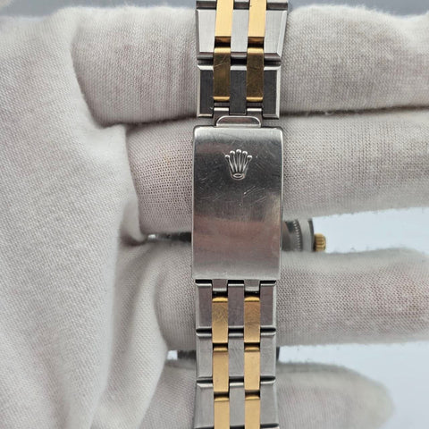 Rolex Datejust Oysterquartz UNPOLISHED 17013 18K Gold Steel 36mm