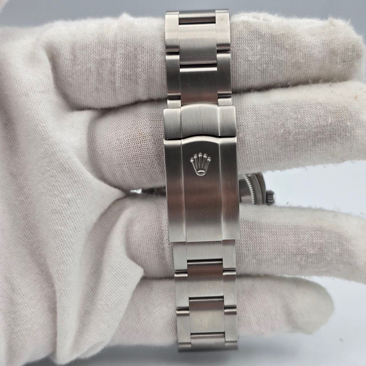 2014 FULL SET Rolex Oyster Perpetual 36mm Blue Dial Watch 116000