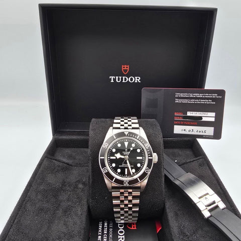 2025 FULL SET Tudor Black Bay Monochrome Jubilee 41mm Watch M7941A1A0NU-0003