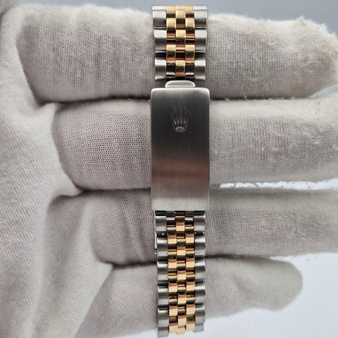 1990 Rolex Datejust Ladies 31mm Two-Tone Champagne Diamond Dial 68273