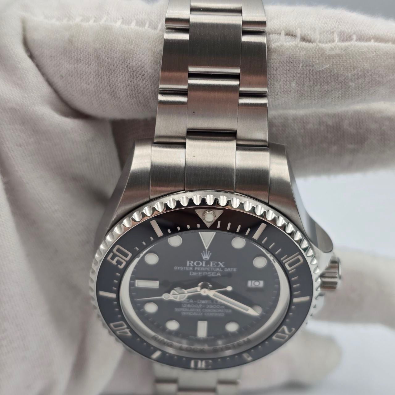 2009 PAPERS Rolex Sea-Dweller Deepsea Black Ceramic Stainless Steel 44mm 116660