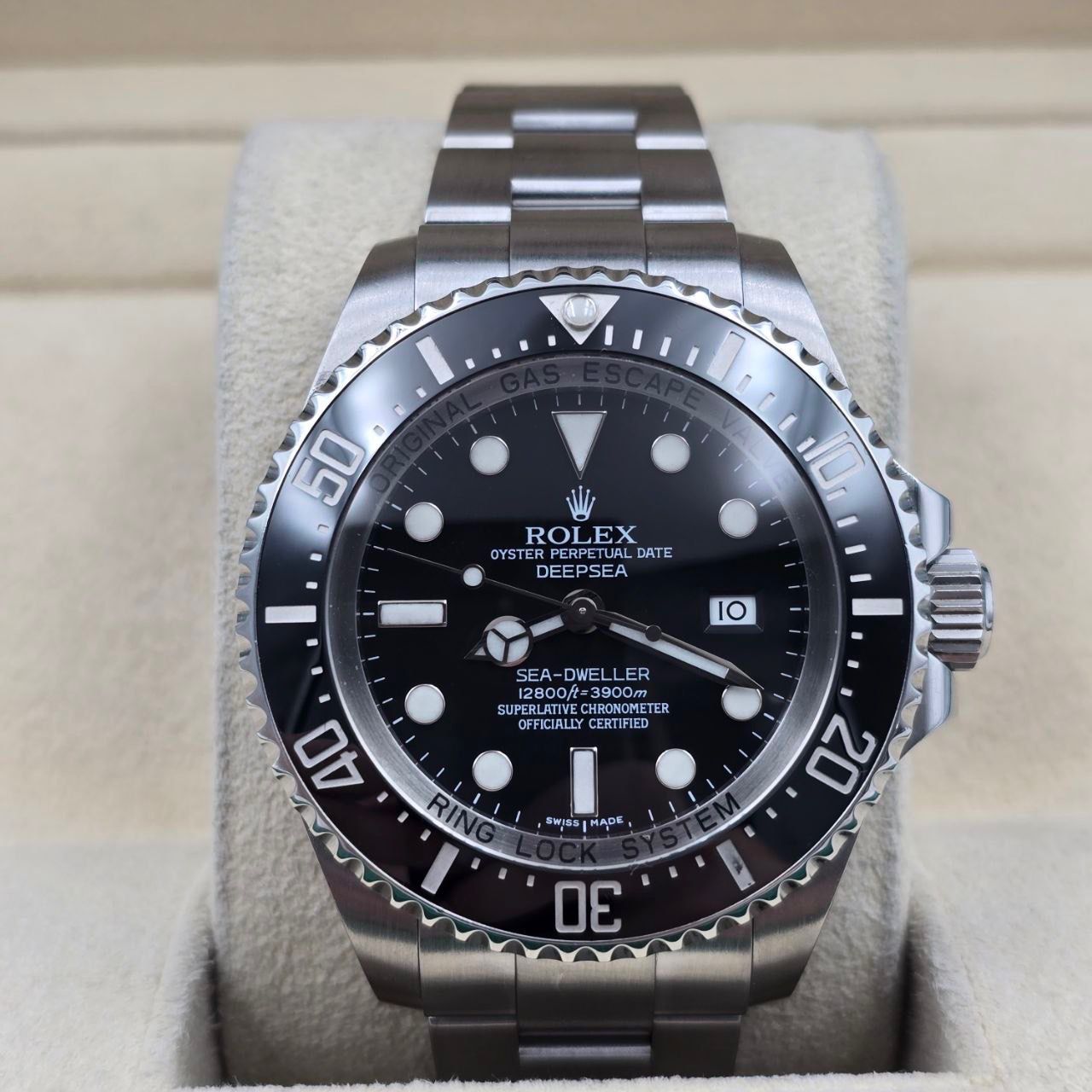 2009 PAPERS Rolex Sea-Dweller Deepsea Black Ceramic Stainless Steel 44mm 116660