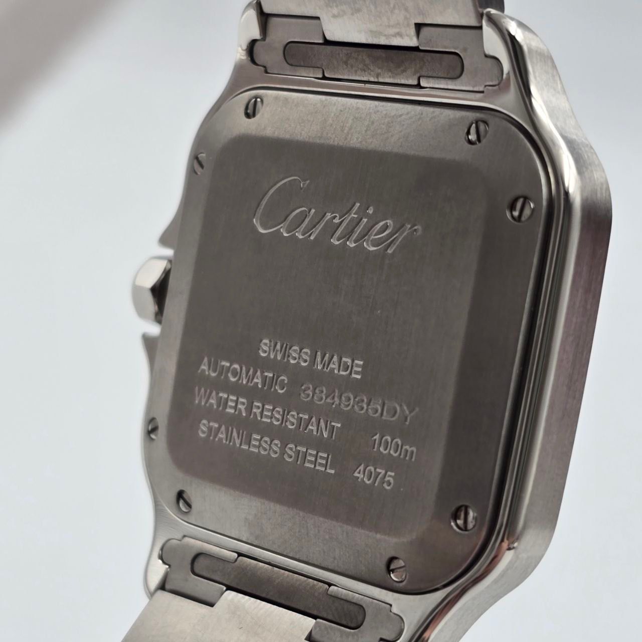 2023 FULL SET Cartier Santos De Cartier White Dial Medium 35.1mm WSSA0029