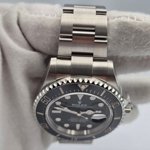 2023 FULL SET Rolex Sea-Dweller Black Red Letters Stainless Steel 43mm 126600