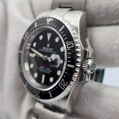 2023 FULL SET Rolex Sea-Dweller Black Red Letters Stainless Steel 43mm 126600