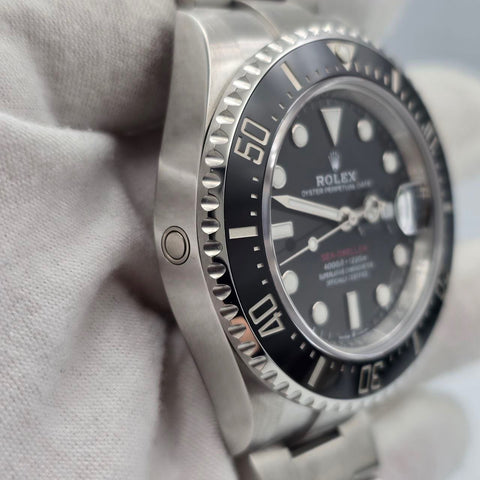 2023 FULL SET Rolex Sea-Dweller Black Red Letters Stainless Steel 43mm 126600