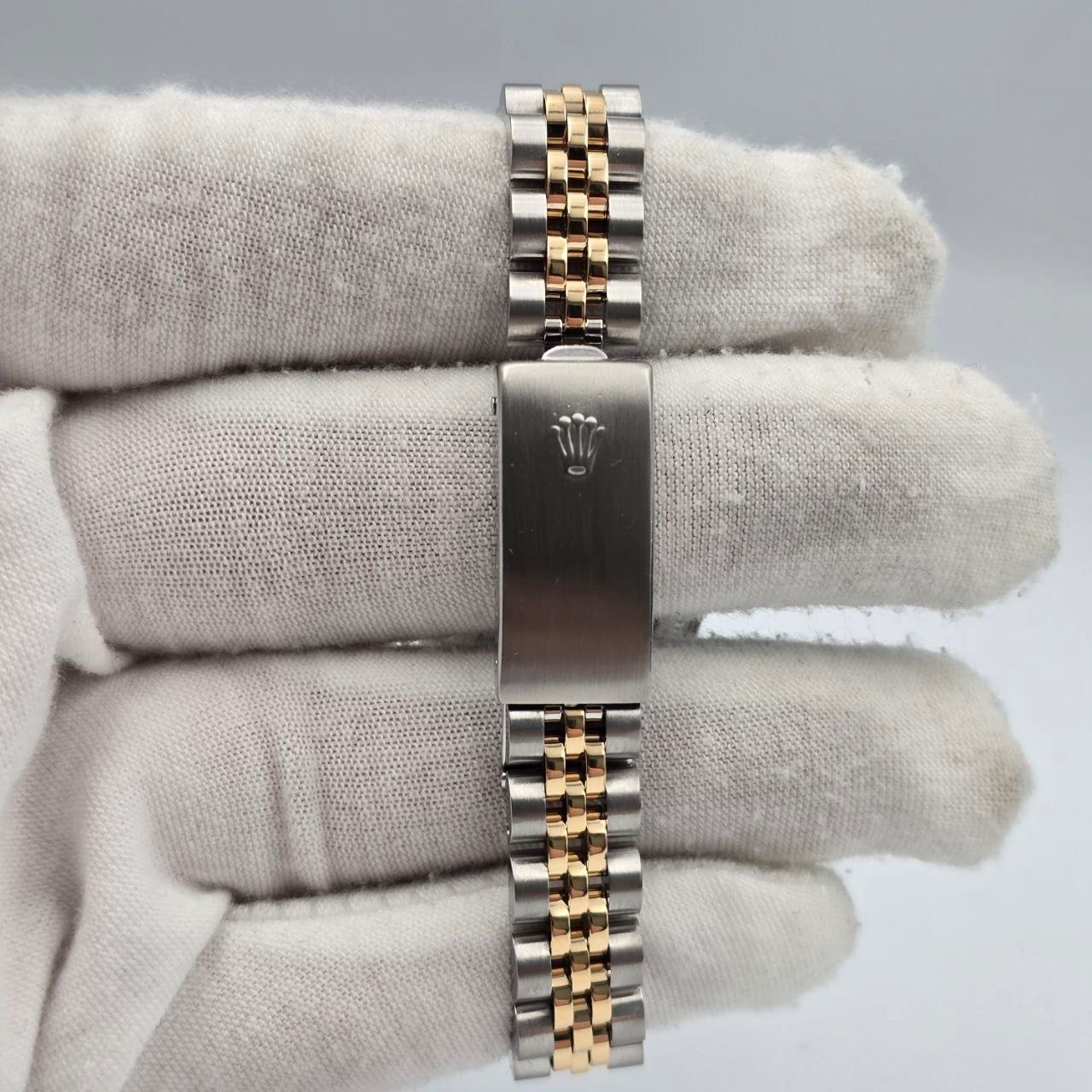 1990 Rolex Lady-Datejust Two Tone Jubilee Champagne Diamond Dial 26mm 69173