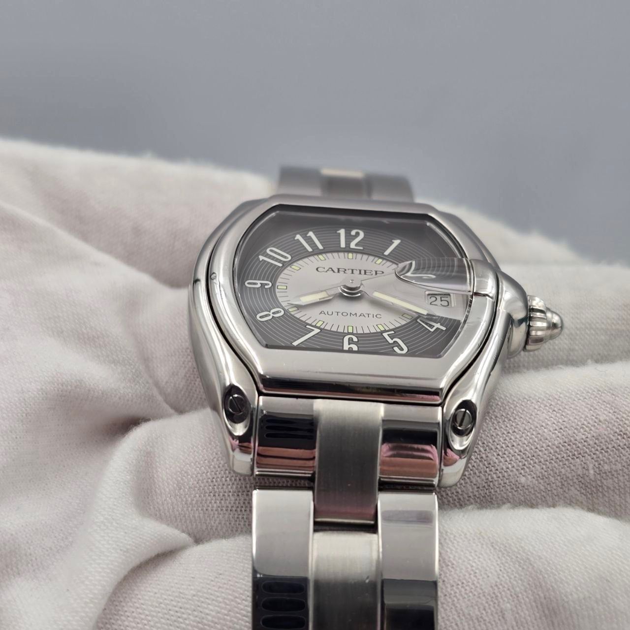 Cartier Roadster Large Steel Grey Automatic 35mm W62001V3 2510